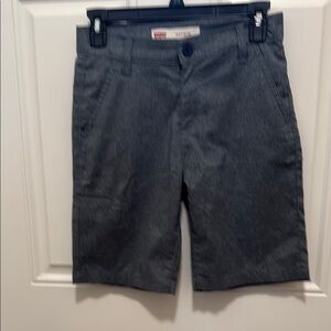 Levi's Gray Cotton-Blend Knee-Length Shorts